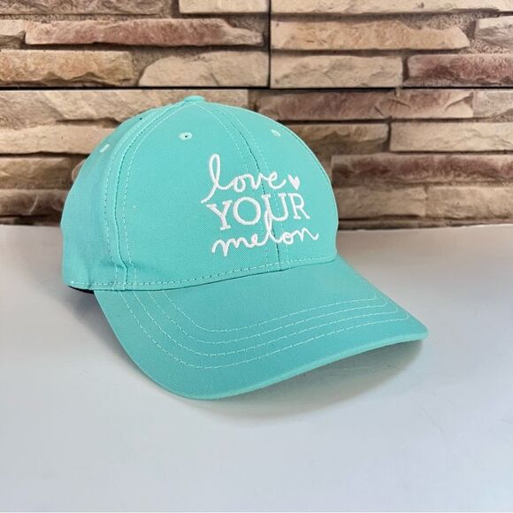 Love Your Melon Made in America Women’s Teal Cap Strap Back Hat - Picture 1 of 11